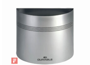 basurero semicircular metal basurero semicircular metal